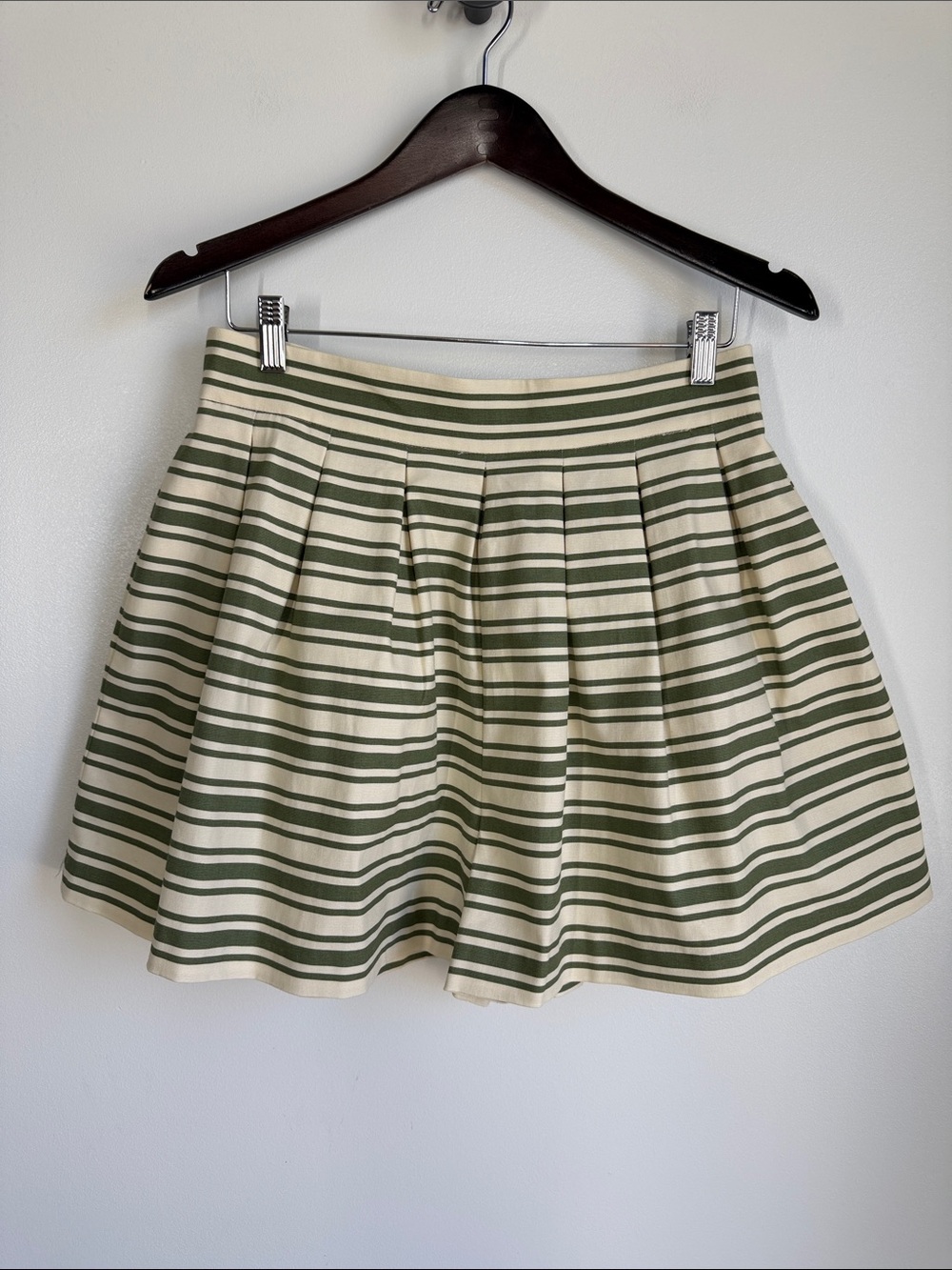 Antonio Melani xThe Style Bungalow South Ocean High Waist Pleated Striped Shorts